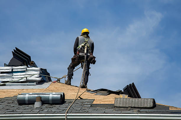 Professional Roof Replacement technician working in North Hampton, OH